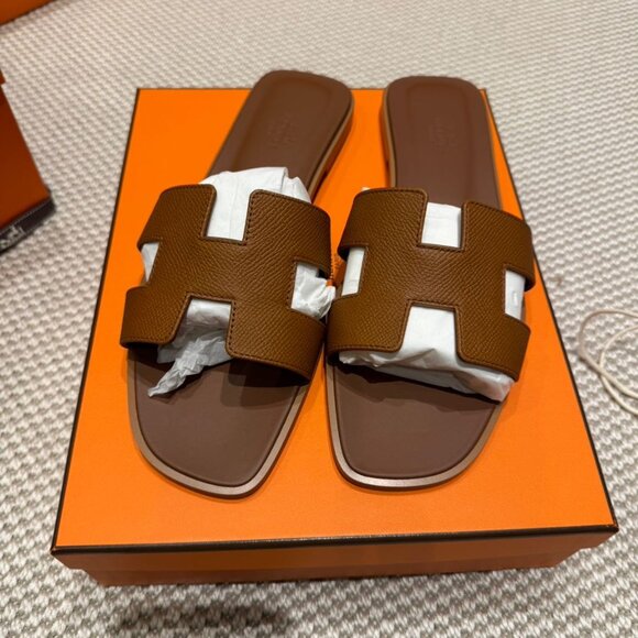 Hermes Oran Sandal 8 US - Picture 1 of 4